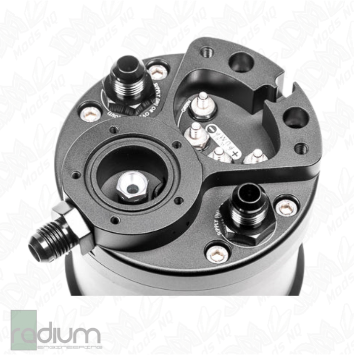 Radium FSTR RA Fuel Surge Tank w/Integrated FPR Fuel Pressure Regulator