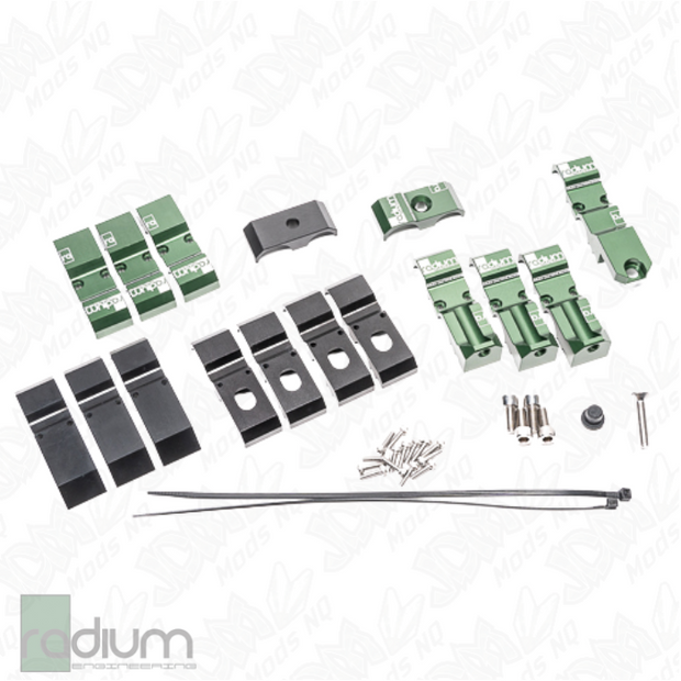 Radium Fuel Brake Line Retainer Kit - Nissan Silvia S13, S14, S15 / Skyline R32, R33, R34