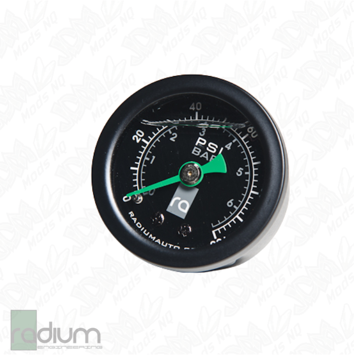 Radium Fuel Pressure Gauge w/8AN ORB Adapter