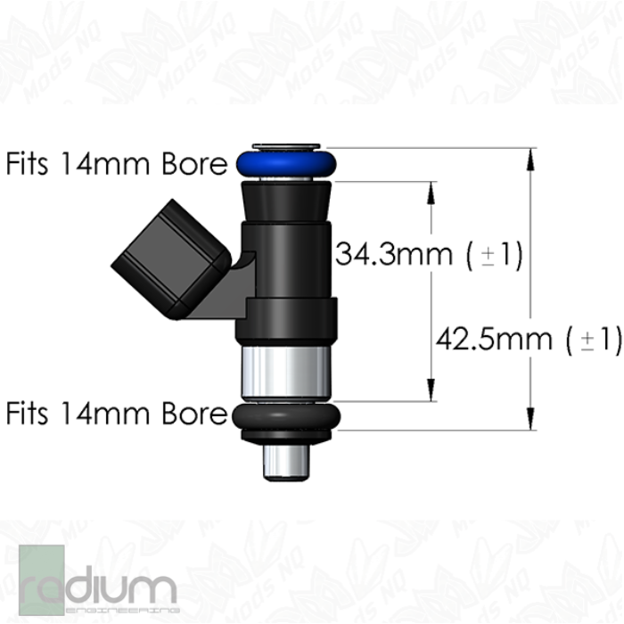Radium Fuel Rail - Top Feed Conversion, Mazda 26B Primary