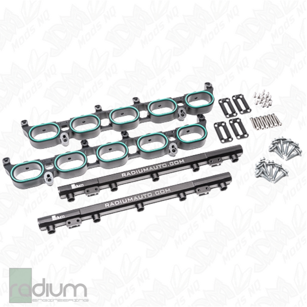 Radium Port Injection Fuel Rail Kit - Audi R8 V10 06-15/Lamborghini Gallardo 08-13