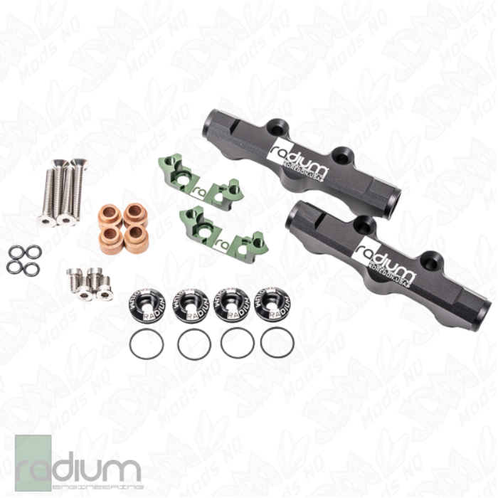 Radium Side Feed Conversion Fuel Rails - Subaru WRX/STI 94-96 (V1-V2)