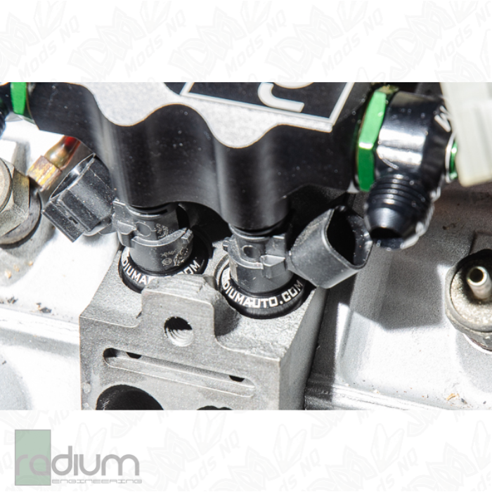 Radium Top Feed Conversion Primary Fuel Rail - Mazda RX-7 FD/Cosmo (13B)