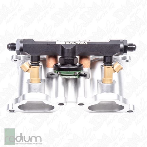 Radium Top Feed Upgrade Fuel Rails w/Bottom FPD Port - Subaru WRX/STI/Liberty/Forester