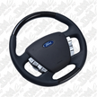 Retro Ford FPV FG Falcon Steering Wheel Black Leather Black Stitching Carbon Fibre OEM Style FG-OEM-BLK-ST-CF