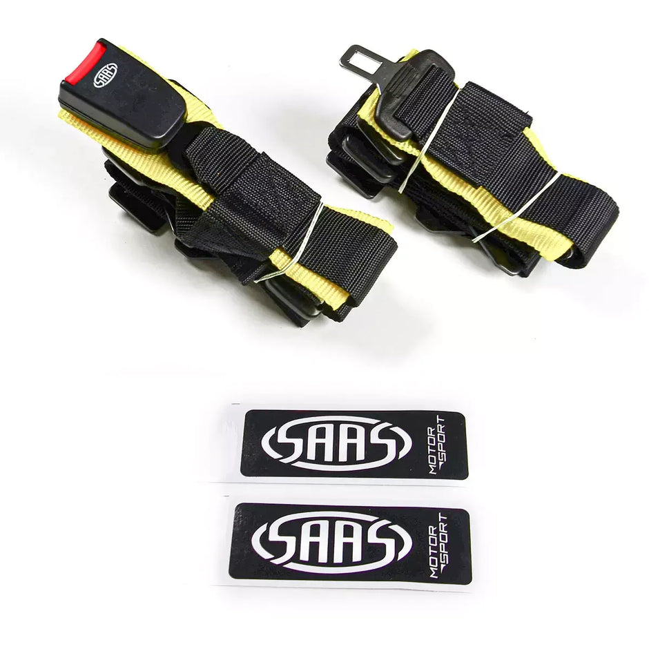 SAAS Harness 4 Point Black ECE-R16 Compliant 2