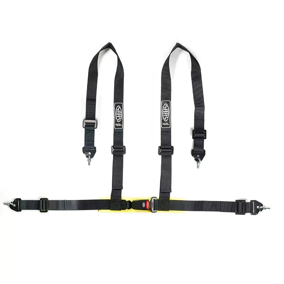 SAAS Harness 4 Point Black 2" Snap Hook Clip S4102S - view 1
