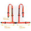 SAAS Harness 4 Point Red EC-R16 2