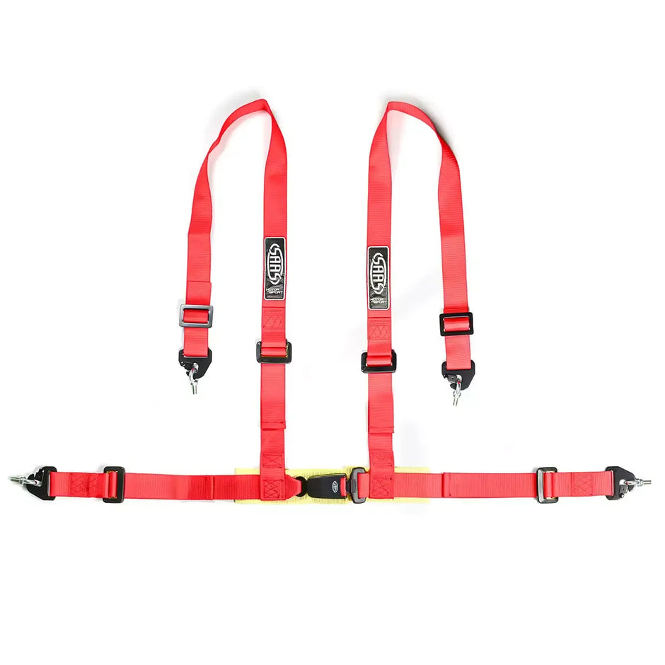 SAAS Harness 4 Point Red 2 Snap Hook Clip S4202S - view 1