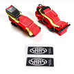SAAS Harness 4 Point Red 2 Snap Hook Clip S4202S - view 5