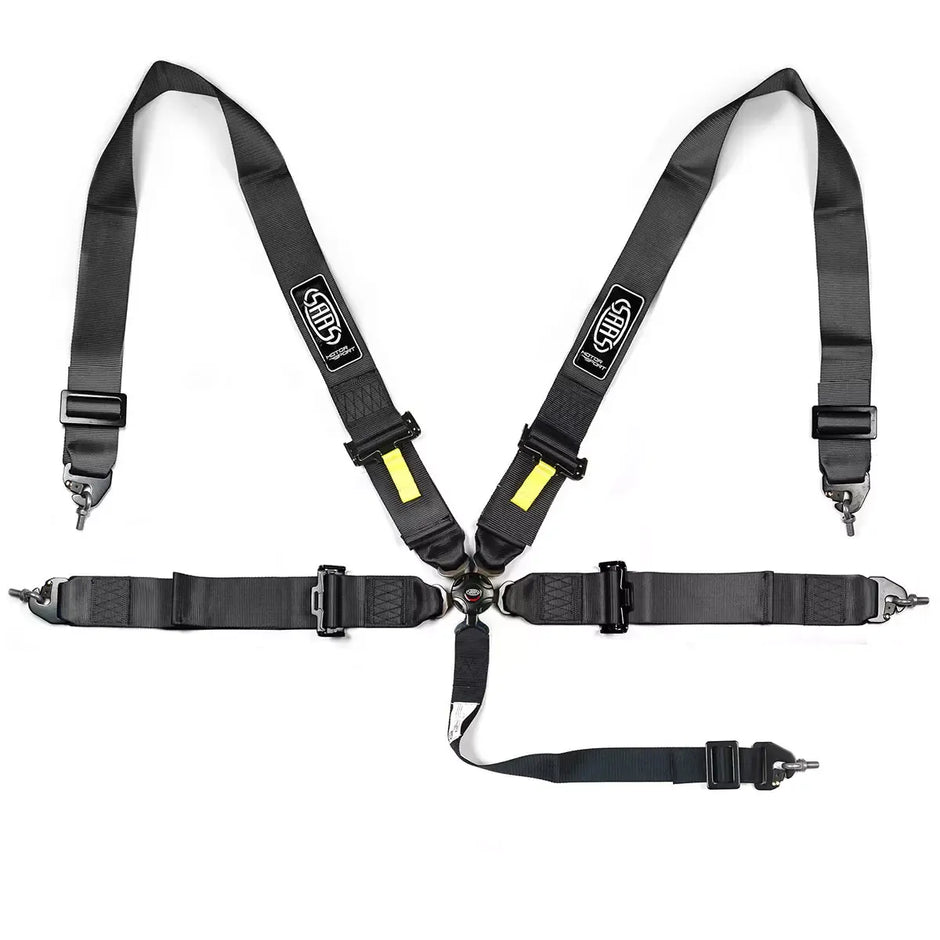 SAAS Harness SFI 5 Point Camlock 3in Black Homologated S5103SFI - view 1
