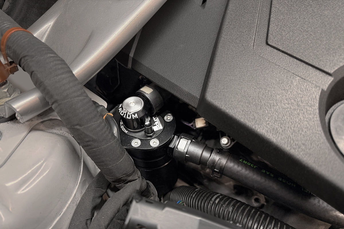 Radium PCV Fluid Lock Catch Can Kit, Ford Mustang GT (2018+)