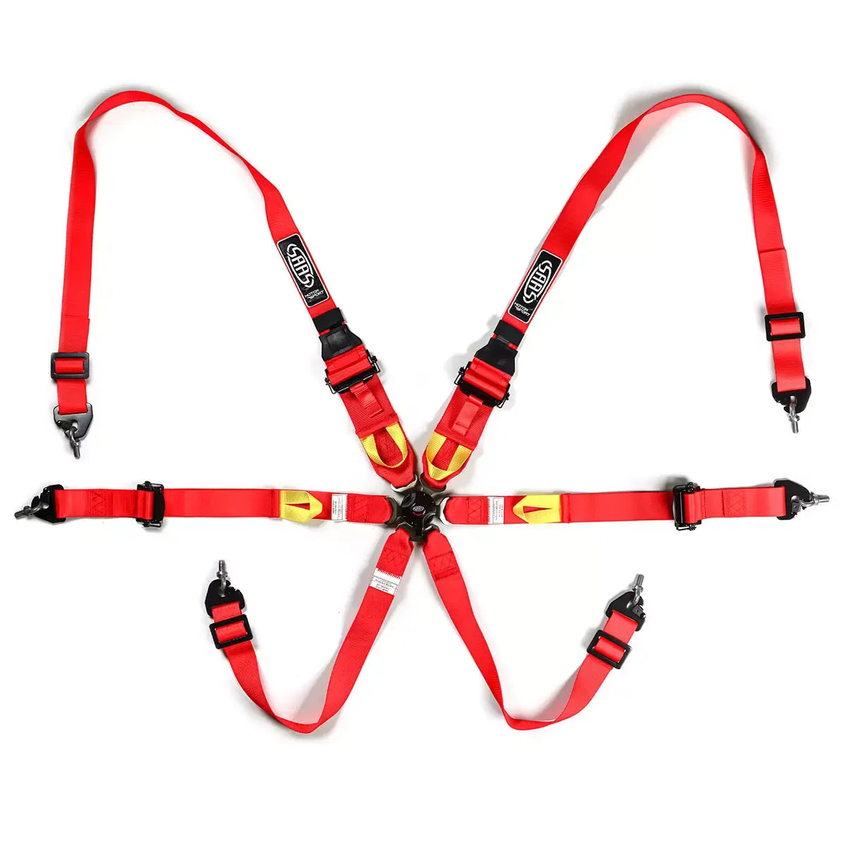 SAAS Harness FIA Approved 6 Point HANS Homologated 3