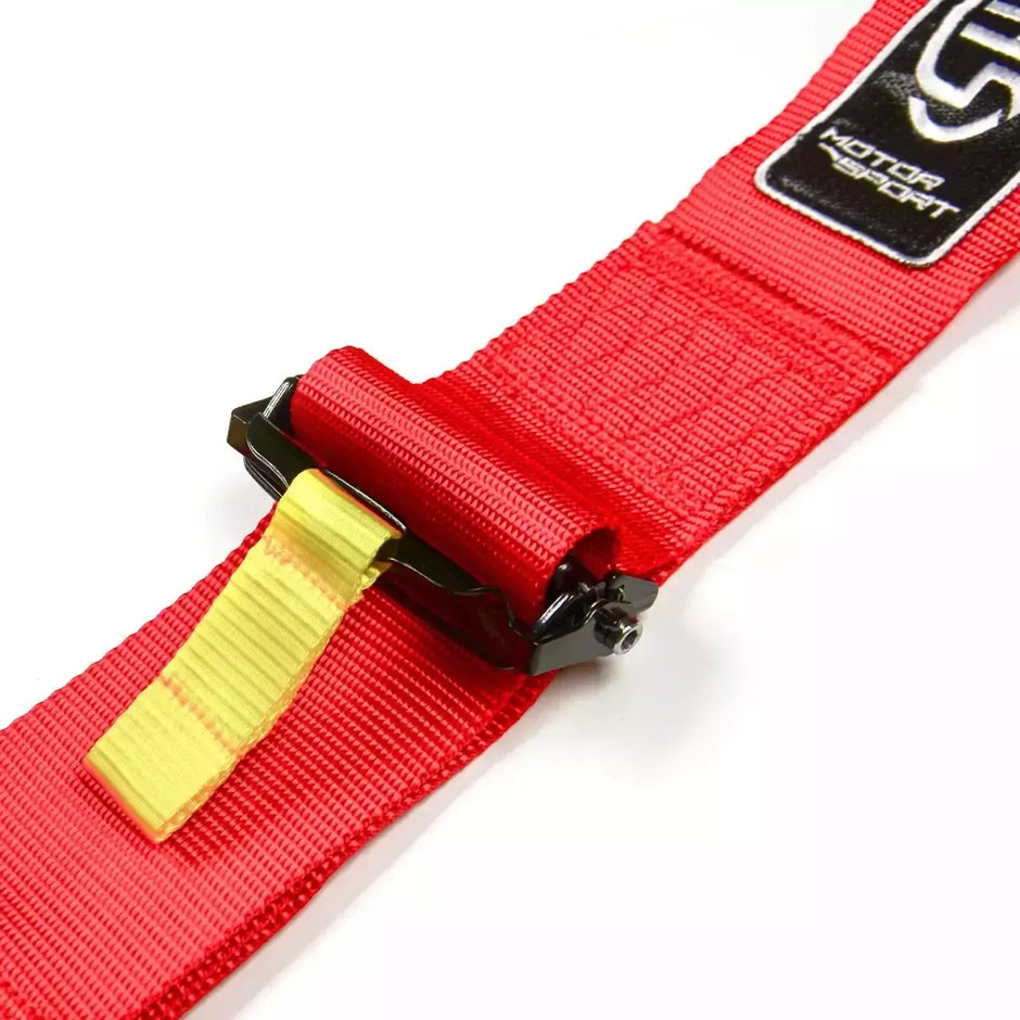 SAAS Harness FIA 6 Point Camlock 3in Red Homologated S6203FIA - view 3