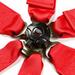 SAAS Harness FIA 6 Point Camlock 3in Red Homologated S6203FIA - view 2
