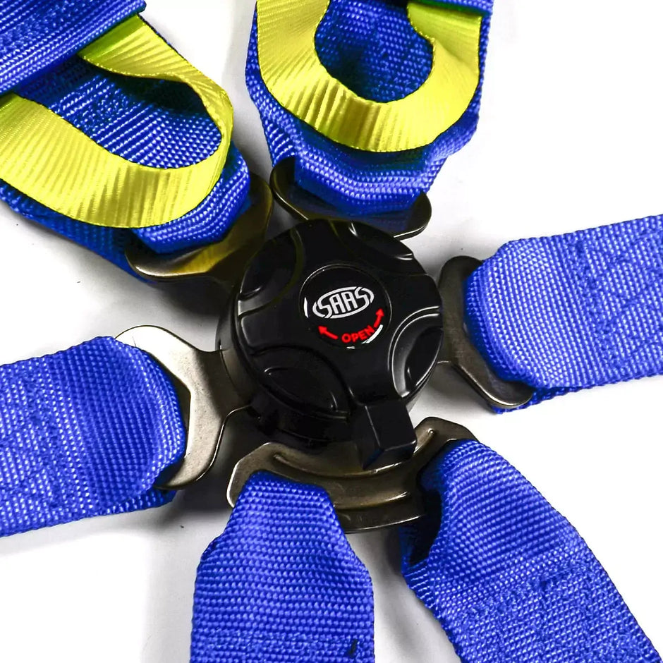 SAAS Harness FIA Approved 6 Point HANS Homologated 3
