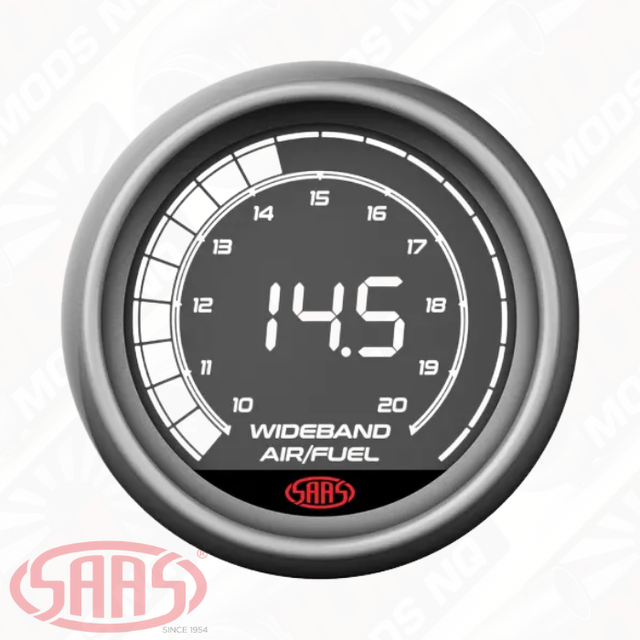 SAAS Air Fuel Ratio Gauge Wide Band 52mm Muscle Digital Series 12V