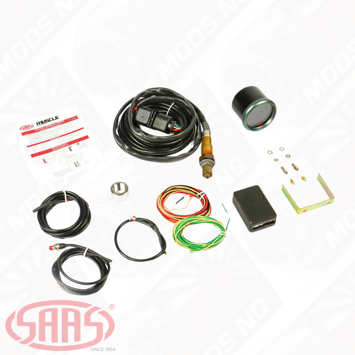 SAAS Air Fuel Ratio Gauge Wide Band 52mm Muscle Digital Series 12V