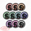 SAAS Fuel Level Gauge 52mm Muscle Digital Series 12V
