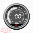 SAAS Oil Temp Gauge 50°-150° C 52mm Muscle Digital Series 12V