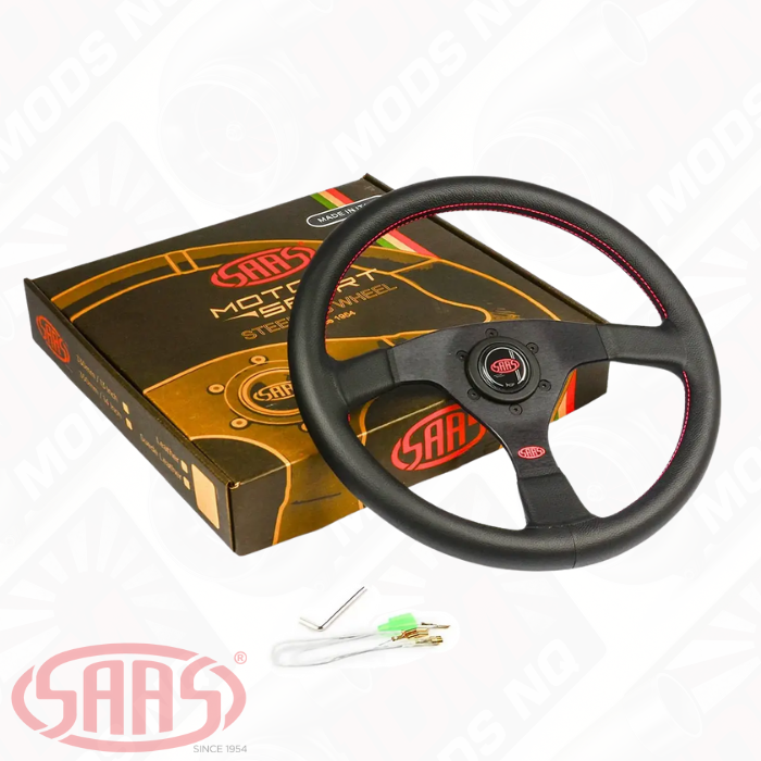 SAAS Steering Wheel Leather Sprint 14
