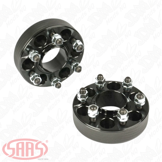 SAAS Wheel Spacers Forged HubCentric 6x114.3 PCD 66.1 Bore 38mm Thick