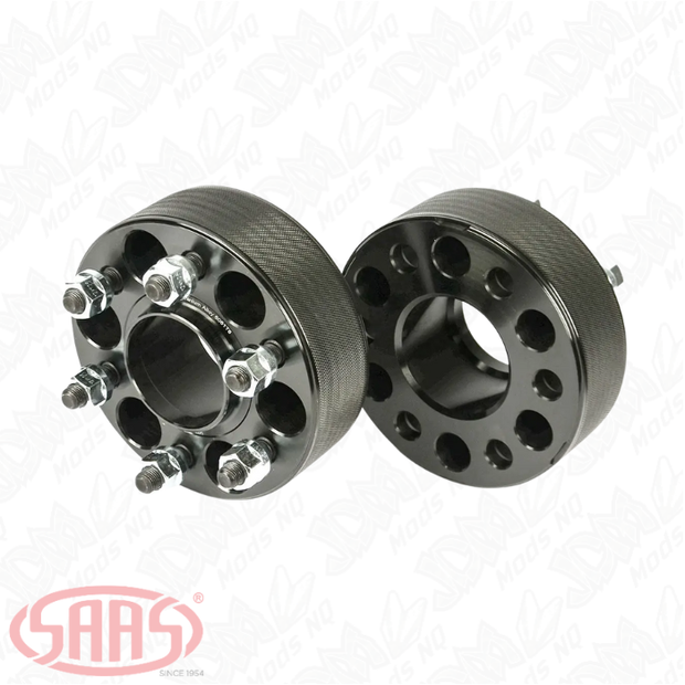 SAAS Wheel Spacers Forged HubCentric 6x114.3 PCD 66.1 Bore 50mm Thick