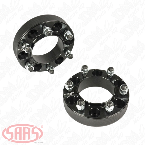 SAAS Wheel Spacers Forged HubCentric 6x139.7 PCD 100 Bore 38mm Thick