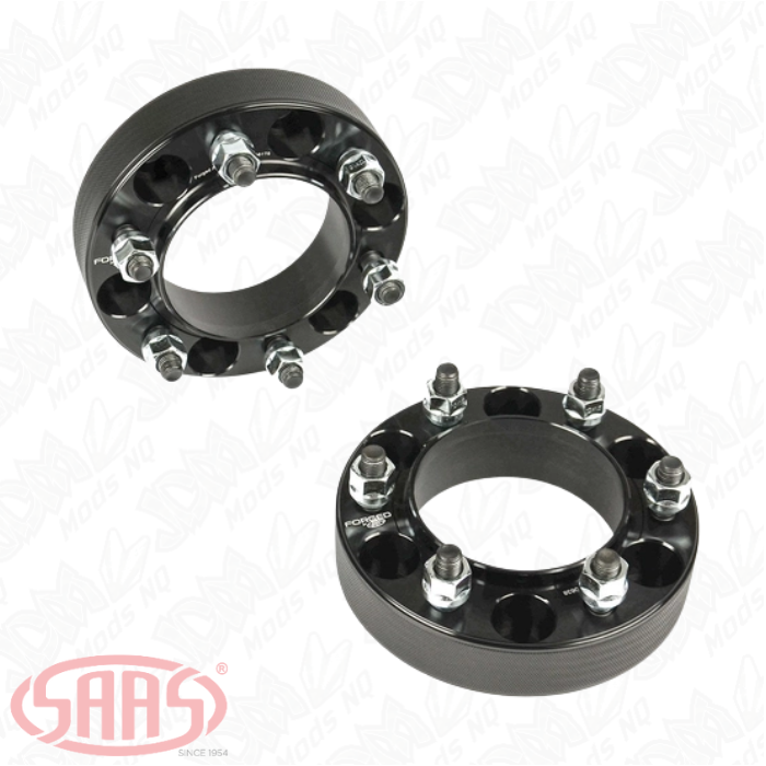 SAAS Wheel Spacers Forged HubCentric 6x139.7 PCD 106.1 Bore 38mm Thick