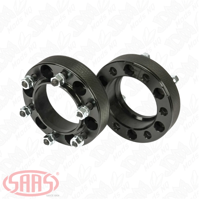 SAAS Wheel Spacers Forged HubCentric 6x139.7 PCD 110 Bore 38mm Thick