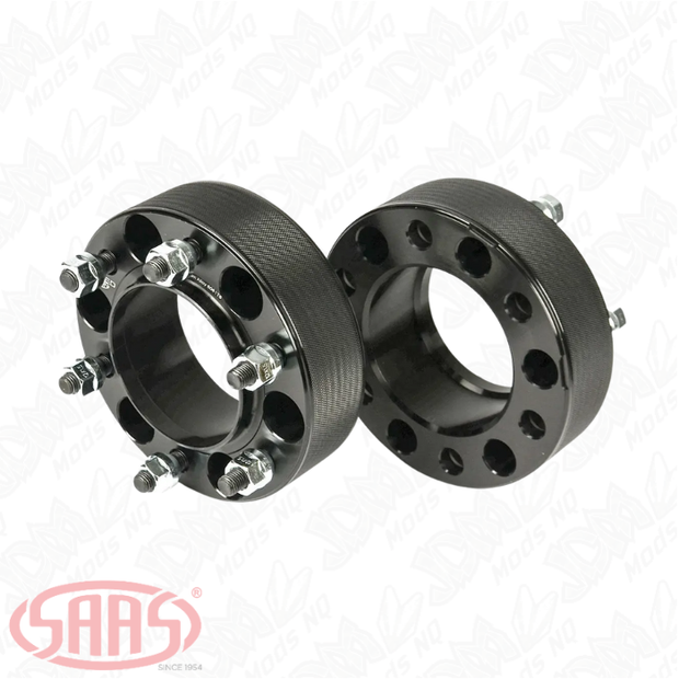 SAAS Wheel Spacers Forged HubCentric 6x139.7 PCD 110 Bore 50mm Thick
