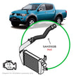 SAAS Mitsubishi Triton 2.5- 3.2L ML-MN Intercooler Polish Alloy Hot Side SAH3102B - view 1