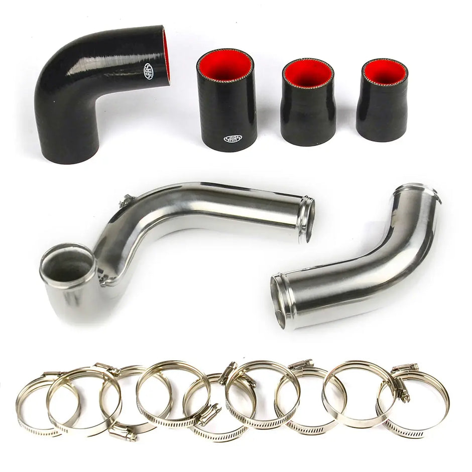 SAAS Nissan Patrol GU/Y61 ZD30 Direct Inj 04/2000 - 12/2006 Polished Pipe Kit SAH4102-KIT - view 2