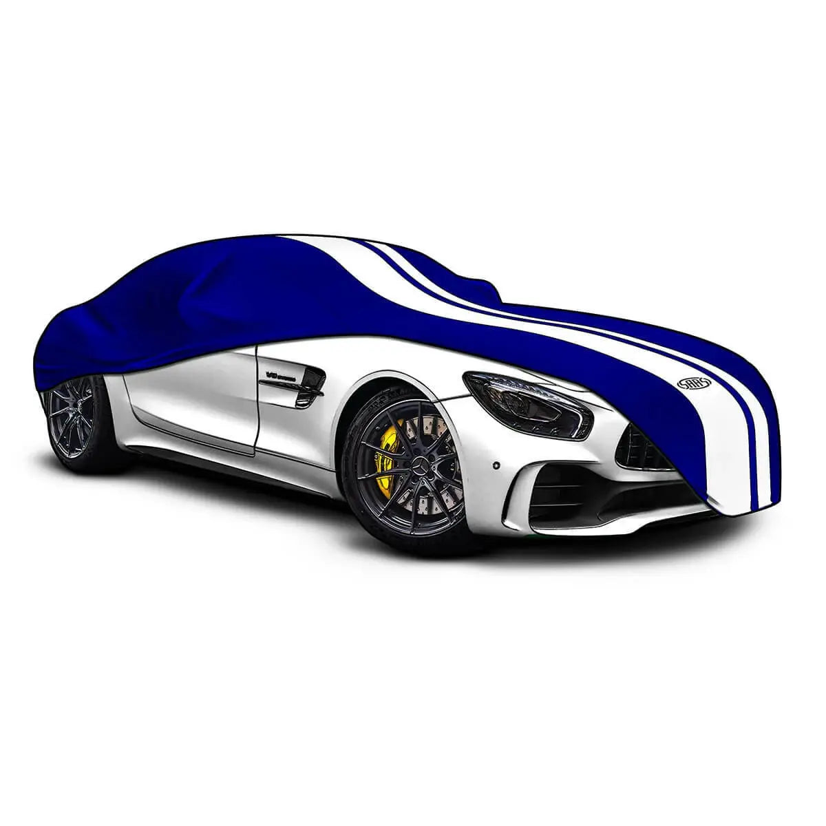 SAAS Car Cover Indoor Classic Extra Large 5.7m Blue With White Stripes SC1023 - view 2