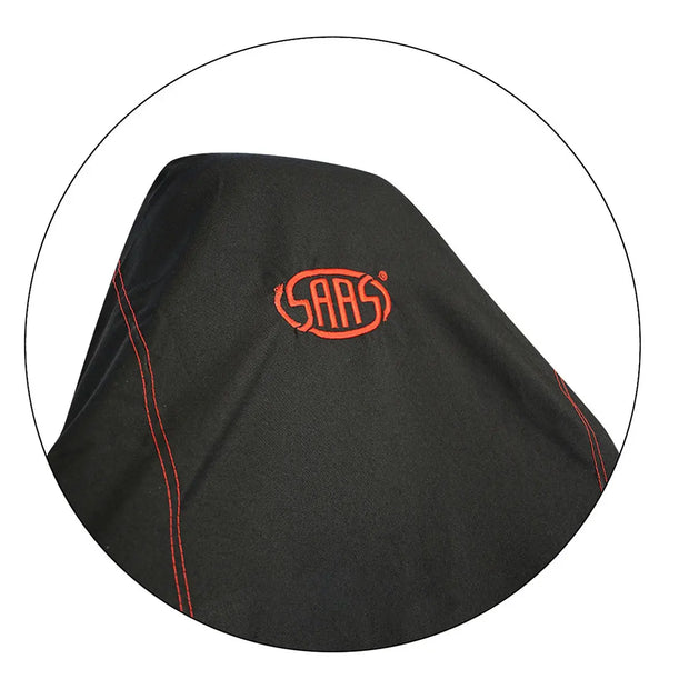 SAAS Seat Cover Throw Black Saas Red Logo Large 1Pc SC5010 - view 2