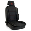 SAAS Seat Sports Cushion Pu Black Large With Logo SC6012 - view 1