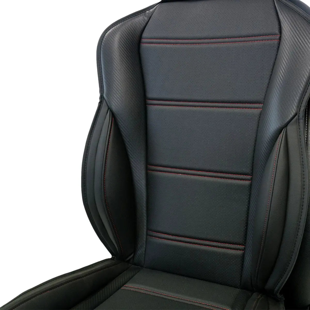 SAAS Seat Sports Cushion Pu Black Large With Logo SC6012 - view 4