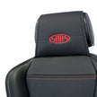 SAAS Seat Sports Cushion Pu Black Large With Logo SC6012 - view 2