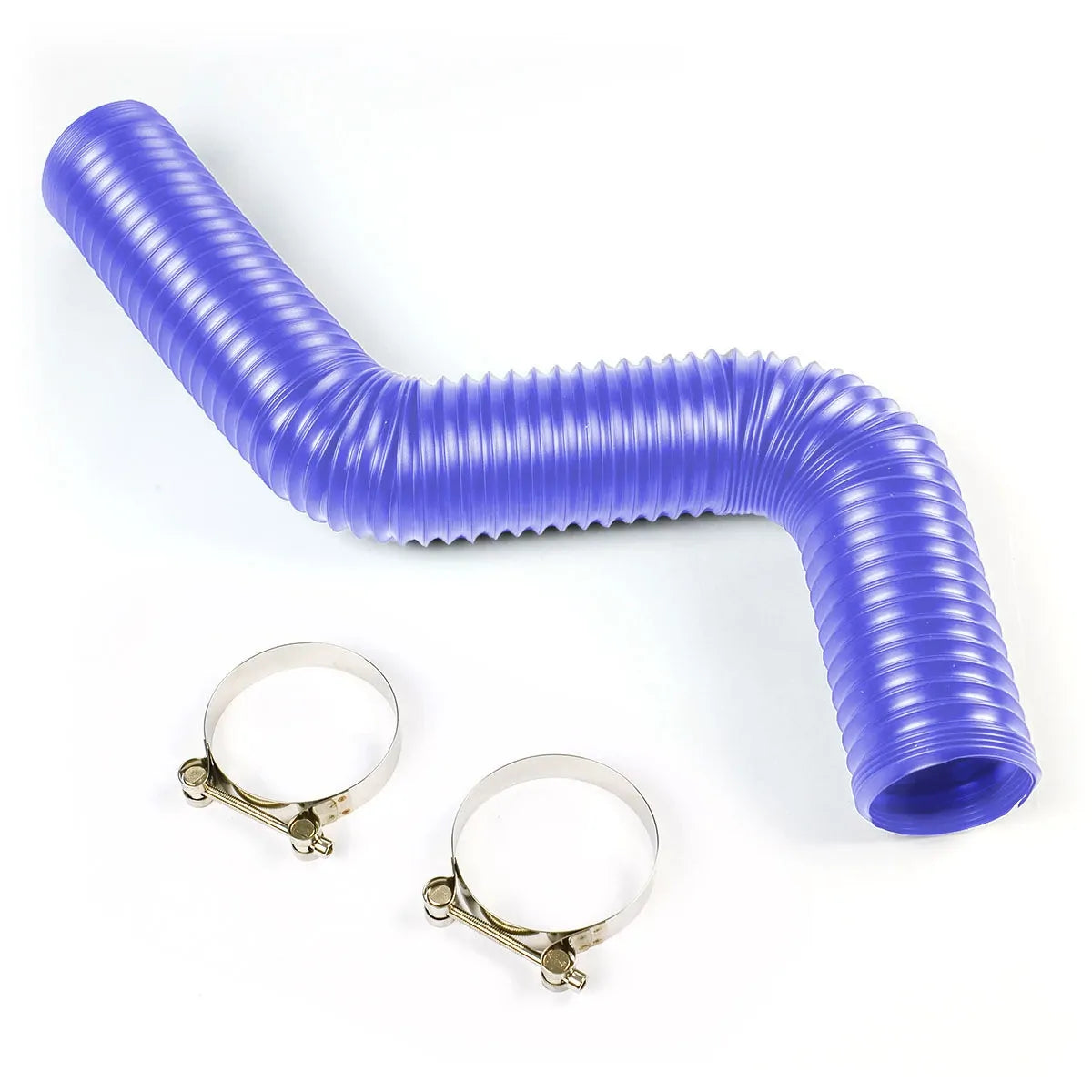 SAAS Flexible Air Induction / Brake Ducting 76mm x 1m Blue SDH76761000E - view 1
