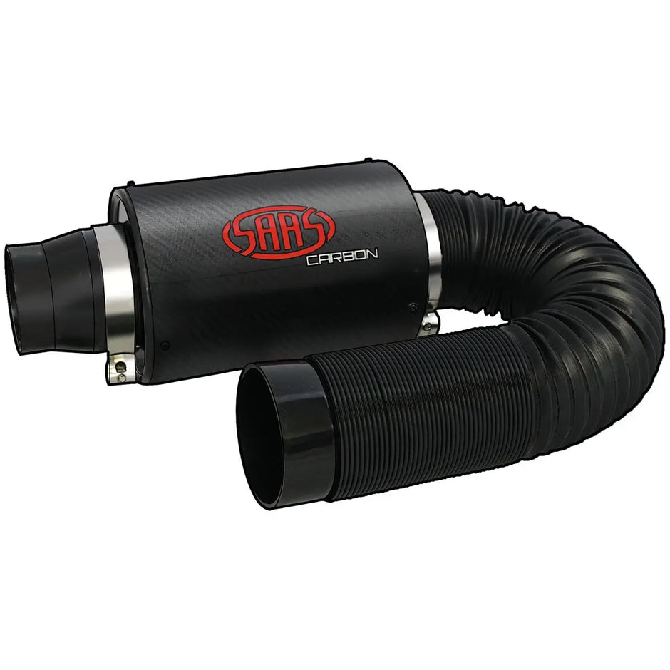 SAAS Carbon Matt Cold Air Box Filter Kit 76mm Inlet/Outlet SF1004 - view 1