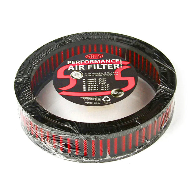 SAAS Hi Flow Air Filter Washable Round 9in x 2in SF92CE - view 1