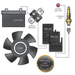 SAAS Electric Thermo Dual Fan Controller Kit on 85° C / off 76°C SFC1002 - view 2