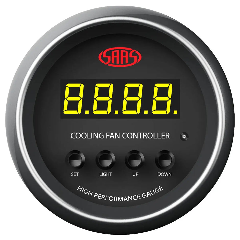 SAAS Cooling Fan Controller Digital 0°-100° 52mm Muscle Series I Black SG-CFC52B - view 1