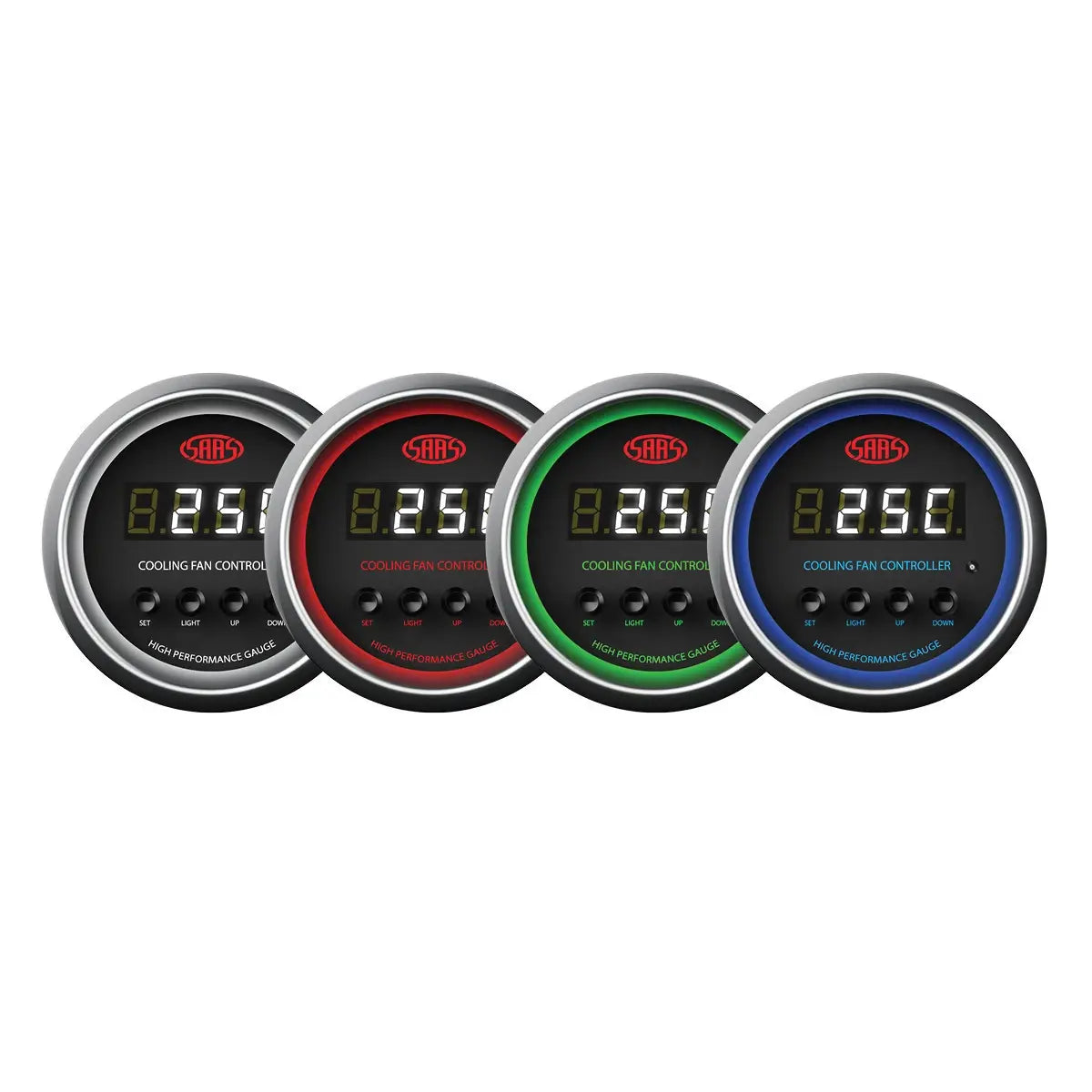 SAAS Cooling Fan Controller Digital 0°-100° 52mm Muscle Series I Black SG-CFC52B - view 2