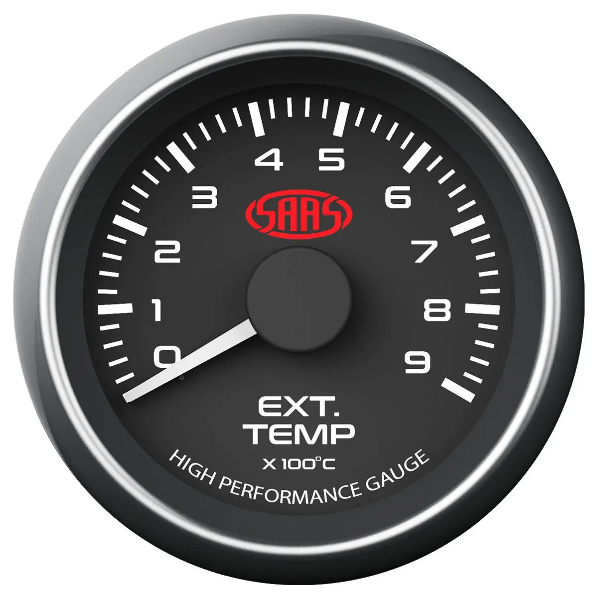SAAS Exhaust Temp Gauge 0°-900° 52mm Muscle Series I Black 12V SG-EXT52B1 - view 1