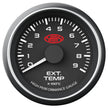 SAAS Exhaust Temp Gauge 0°-900° 52mm Muscle Series I Black 12V SG-EXT52B1 - view 1