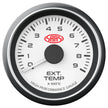 SAAS Exhaust Temp Gauge 0°-900° 52mm Muscle Series I White 12V SG-EXT52W1 - view 1
