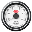 SAAS Exhaust Temp Gauge 300°-1300° 52mm Muscle Series I White 12V SG-EXT52W - view 1