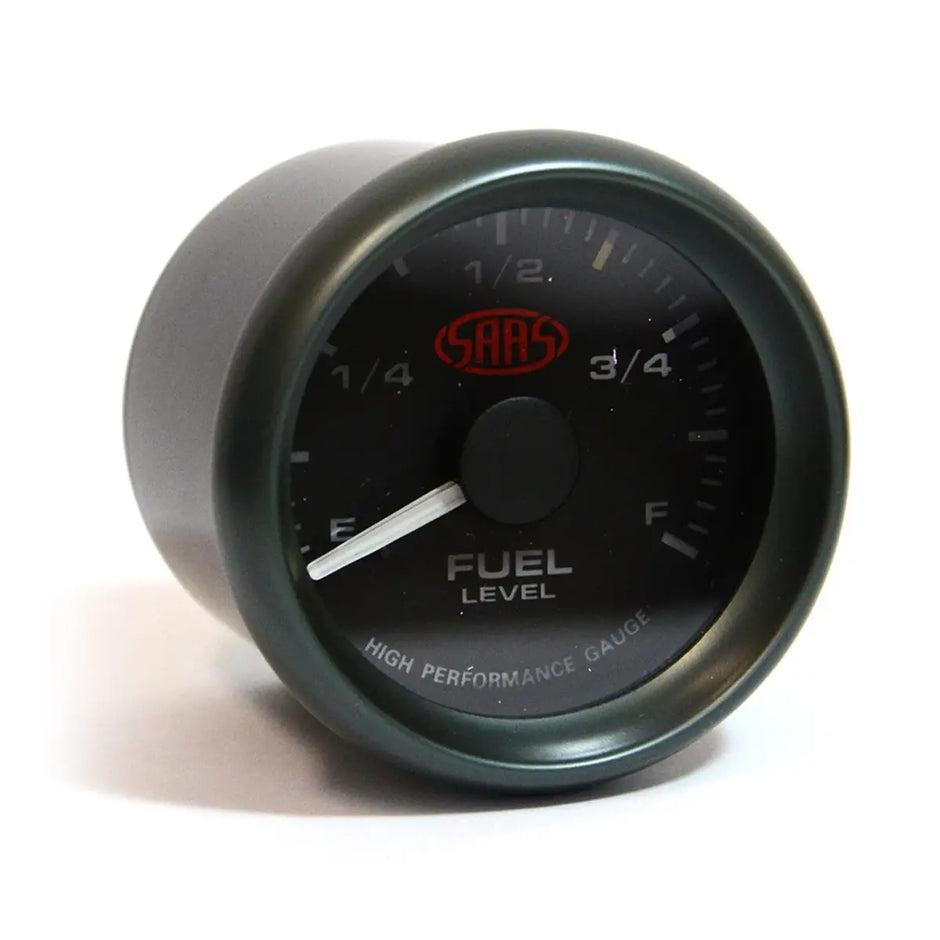 SAAS Fuel Level Gauge 52mm Muscle Series I Black 12V SG-FL52B - view 3