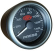 SAAS Oil Press Gauge 0-140psi 2 5/8 inch Muscle Series I Black 12V SG-OP258B - view 2